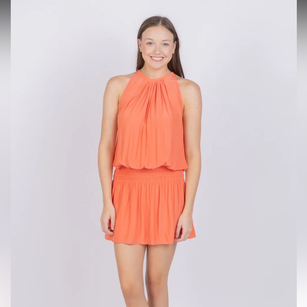 Ramy Brook Paris Sleeveless Dress in Orange size M